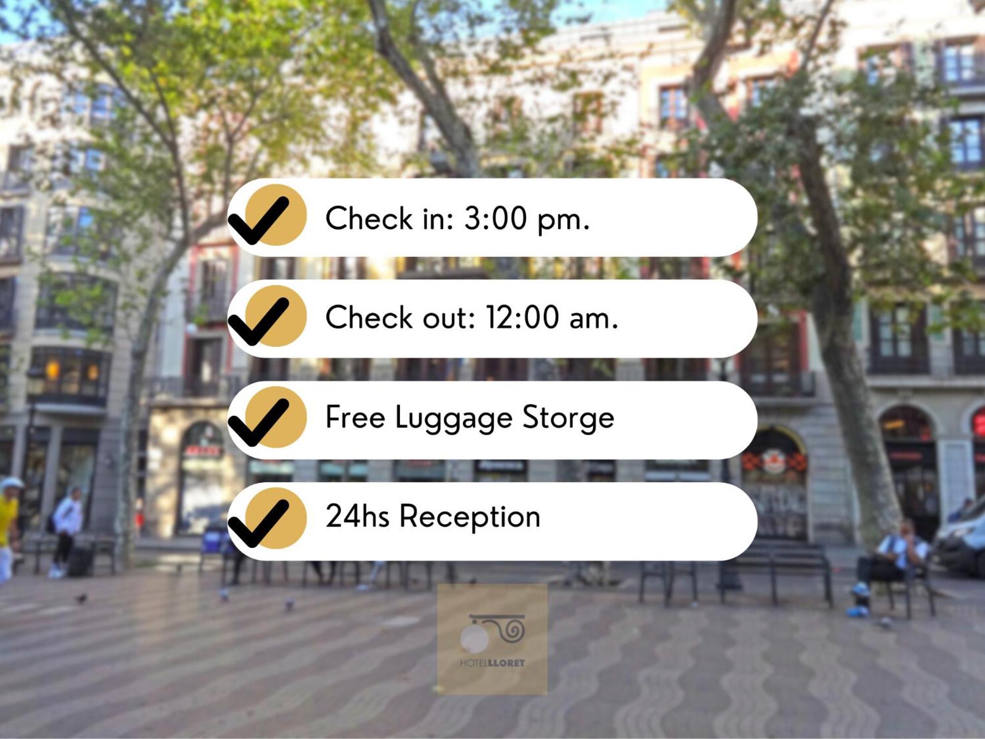 Hotel Lloret Ramblas Barcelona Exterior photo